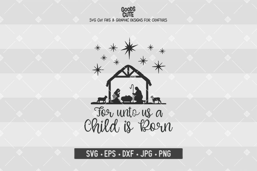 Oh Holy Night SVG / Nativity Scene SVG / Cut File / (Instant Download) 