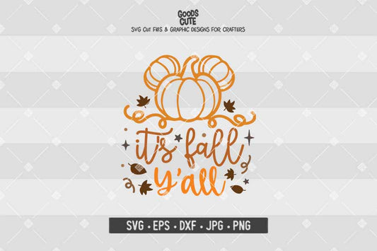 It's Fall Y'all Mickey • Thanksgiving • Cut File in SVG EPS DXF JPG PNG