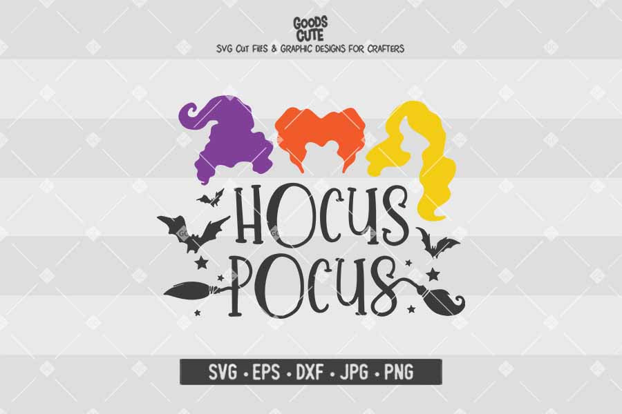 Hocus Pocus • Halloween • Cut File in SVG EPS DXF JPG PNG