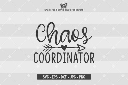 Chaos Coordinator • Cut File in SVG EPS DXF JPG PNG