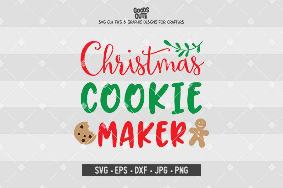 Christmas Cookie Maker • Cut File in SVG EPS DXF JPG PNG