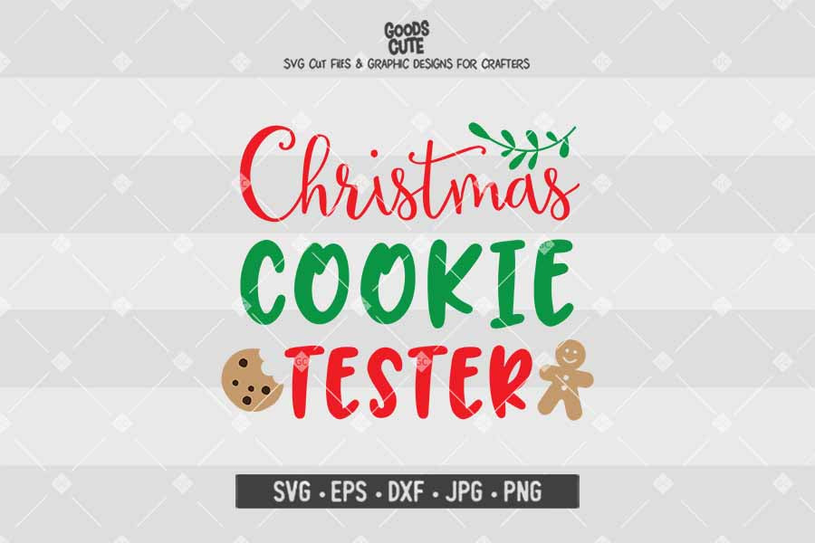 Christmas Cookie Tester • Cut File in SVG EPS DXF JPG PNG