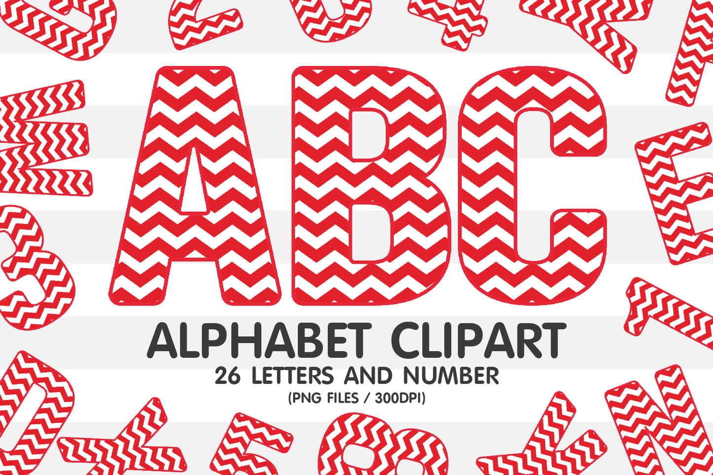 Chevron Clipart Alphabet Letters