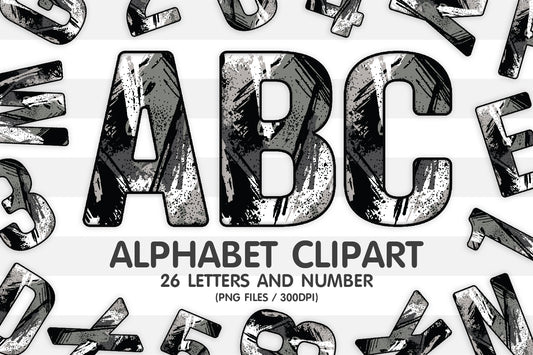 Camouflage Clipart Letters PNG