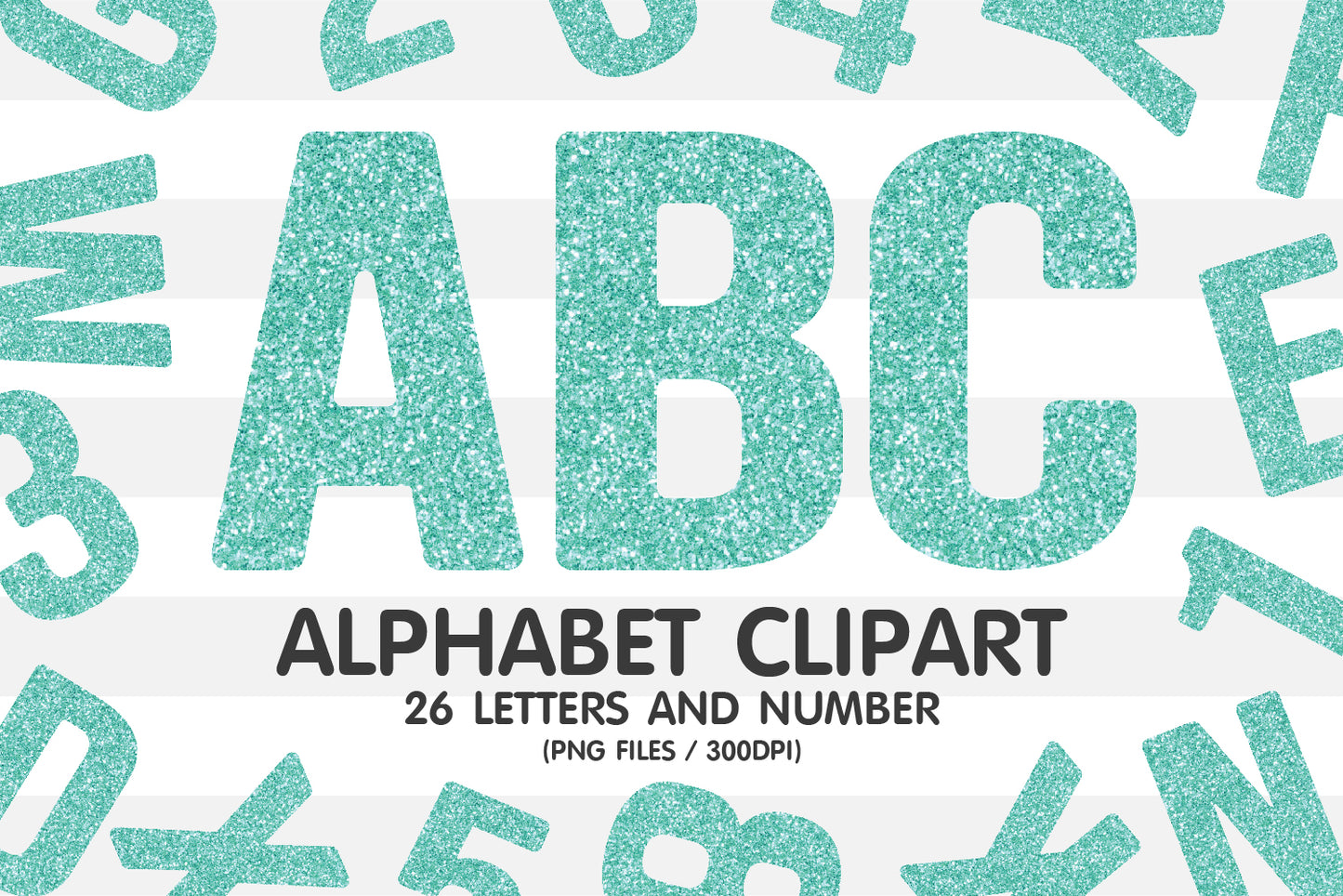 Glitter Clipart Alphabet Letters 