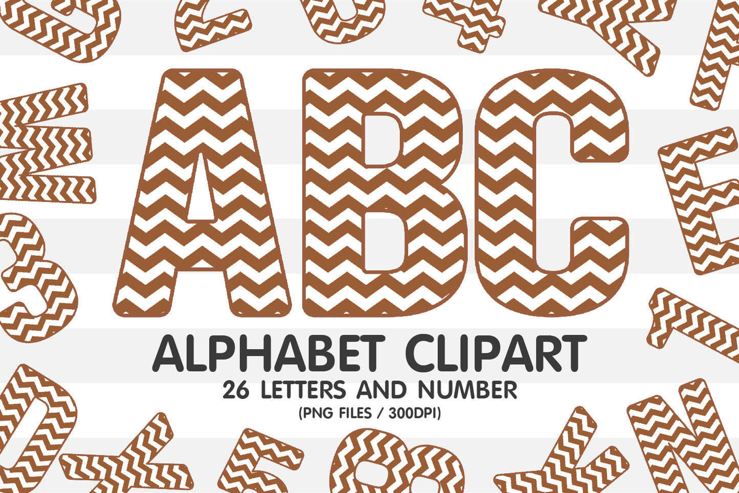 Chevron Clipart Alphabet Letters