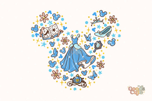 Cinderella • Disney • PNG File Sublimation