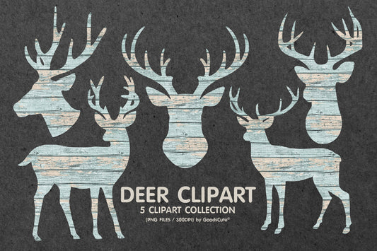 Deer Old Wood Texture • Clipart PNG • Sublimation Backgrounds & Textures