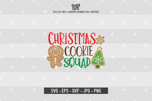 Christmas Cookie Squad • Cut File in SVG EPS DXF JPG PNG