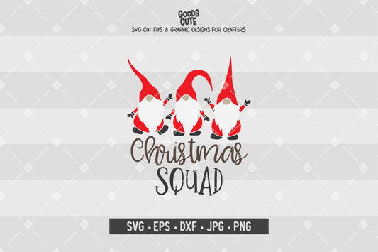 Christmas Squad Gnome • Christmas • Cut File in SVG EPS DXF JPG PNG
