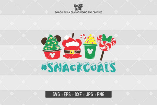 Disney Christmas Snack Goals • Disney • Christmas • Cut File in SVG EPS DXF JPG PNG