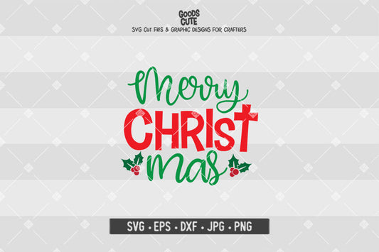 Merry Christmas • Christams • Cut File in SVG EPS DXF JPG PNG