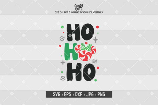 Minnie Ho Ho Ho  • Disney • Christmas • Cut File in SVG EPS DXF JPG PNG