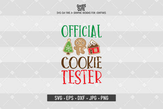 Official Cookie Tester • Cut File in SVG EPS DXF JPG PNG