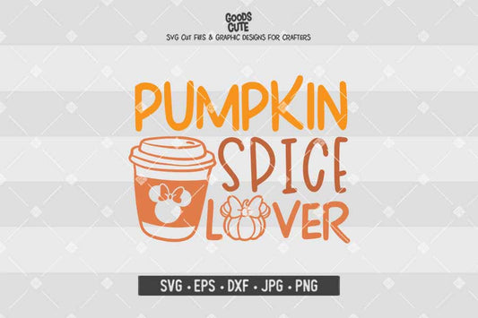Pumpkin Spice Lover Minnie • Thanksgiving • Cut File in SVG EPS DXF JPG PNG