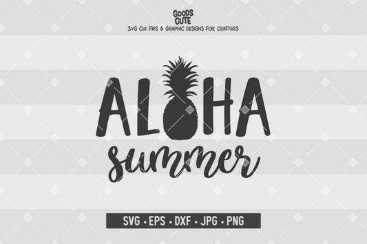 Aloha Summer • Cut File in SVG EPS DXF JPG PNG