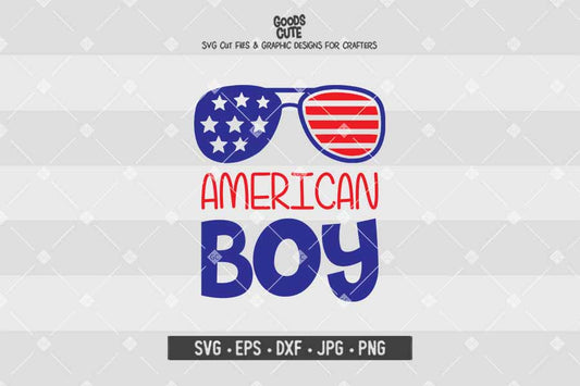 American Boy • 4th of July • Cut File in SVG EPS DXF JPG PNG