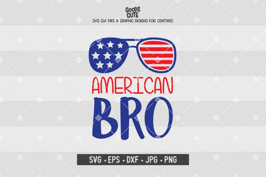 American Bro • 4th of July • Cut File in SVG EPS DXF JPG PNG
