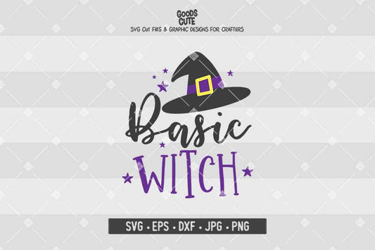 Basic Witch • Halloween • Cut File in SVG EPS DXF JPG PNG