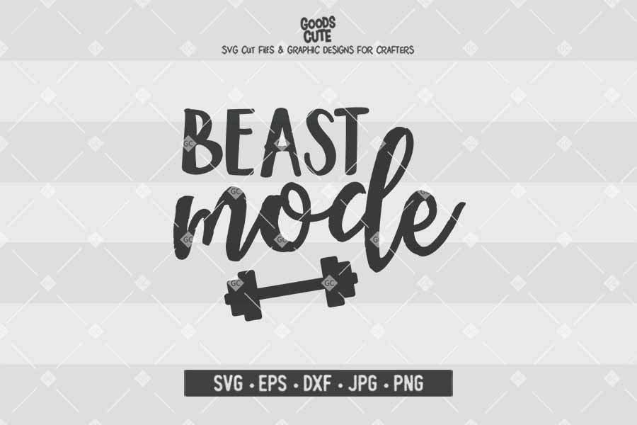 Beast Mode • Cut File in SVG EPS DXF JPG PNG