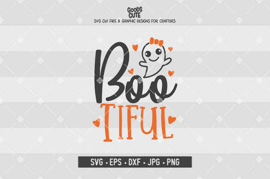 Boo Tiful • Halloween • Cut File in SVG EPS DXF JPG PNG