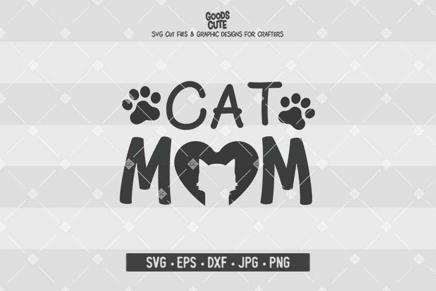 Cat Mom • Cut File in SVG EPS DXF JPG PNG