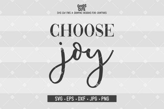 Choose Joy • Christmas • Cut File in SVG EPS DXF JPG PNG
