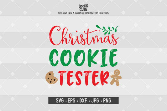 Christmas Cookie Tester • Cut File in SVG EPS DXF JPG PNG