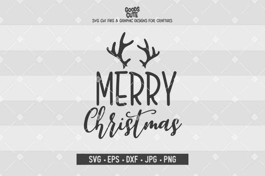 Merry Christmas • Cut File in SVG EPS DXF JPG PNG