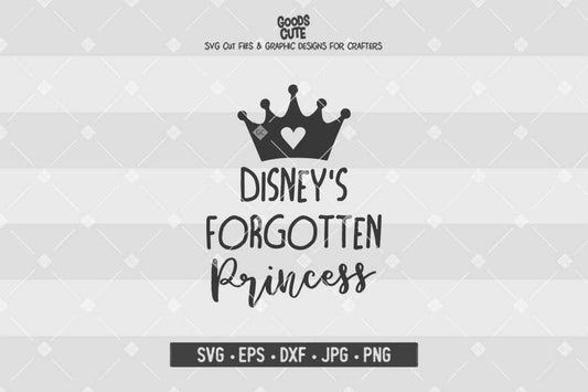 Disney's Forgotten Princess • Disney • Cut File in SVG EPS DXF JPG PNG
