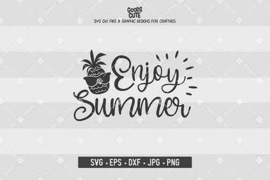 Enjoy Summer • Cut File in SVG EPS DXF JPG PNG