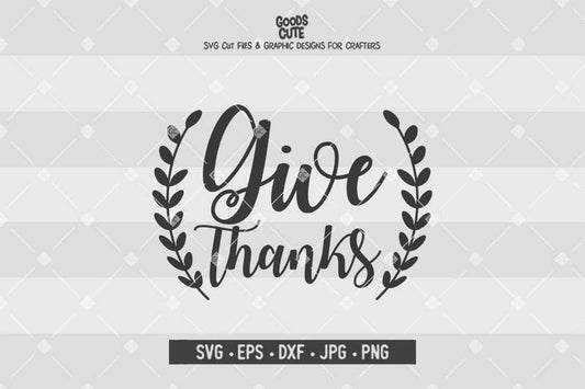 Give Thanks • Cut File in SVG EPS DXF JPG PNG
