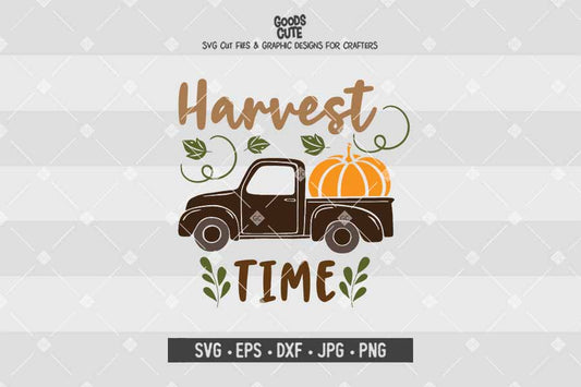 Harvest Time Truck • Cut File in SVG EPS DXF JPG PNG