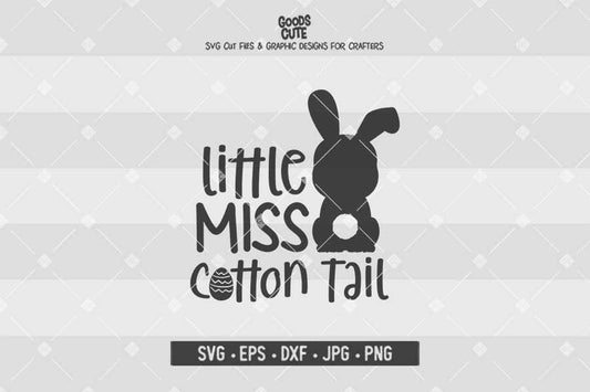 Little Miss Cotton Tail • Cut File in SVG EPS DXF JPG PNG