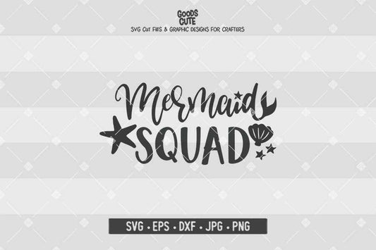 Mermaid Squad • Cut File in SVG EPS DXF JPG PNG