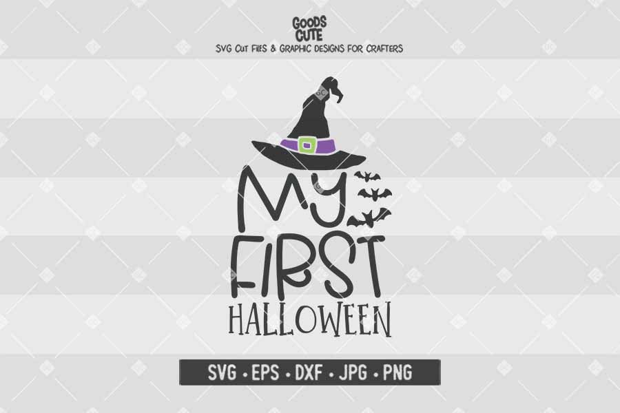 My First Halloween • Halloween • Cut File in SVG EPS DXF JPG PNG
