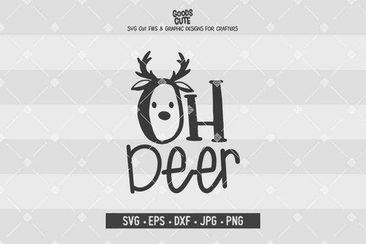 Oh Deer • Cut File in SVG EPS DXF JPG PNG