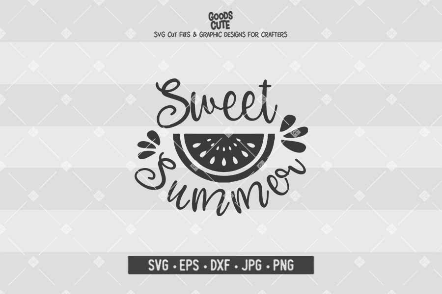 Sweet Summer • Cut File in SVG EPS DXF JPG PNG