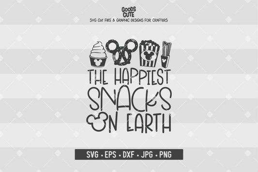 The Happiest Snacks on Earth • Disney Snack • Cut File in SVG EPS DXF JPG PNG