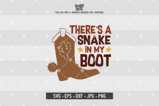 There's a Snake in my Boot • Toy Story • Cut File in SVG EPS DXF JPG PNG