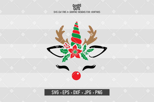 Unicorn Reindeer • Cut File in SVG EPS DXF JPG PNG