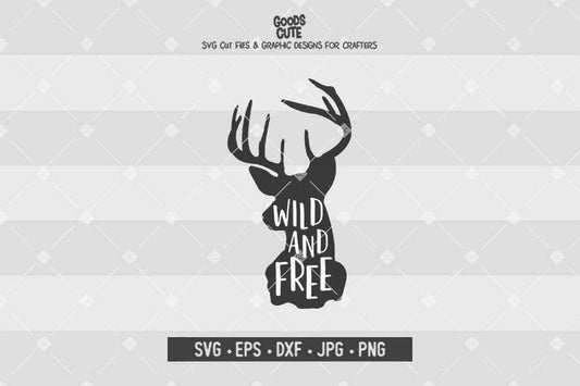 Wild and Free • Cut File in SVG EPS DXF JPG PNG