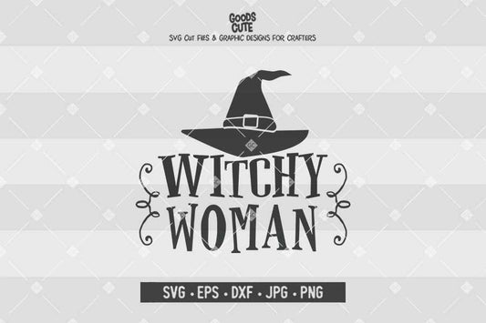 Witchy Woman • Halloween • Cut File in SVG EPS DXF JPG PNG